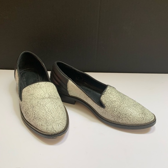 The Kooples Shoes - The Kooples Cracked Leather Loafers